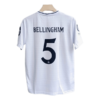 Real Madrid Bellingham 2024-25 home jersey number 5 printed
