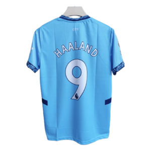 Manchester city 2024-25 home jersey Haaland number 9 back