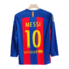 Barcelona 2016-17 home full sleeve jersey Messi number 10 product back