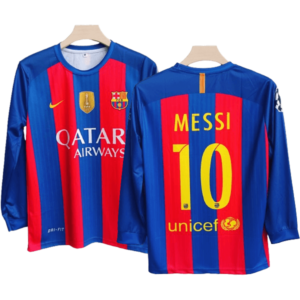Barcelona 2016-17 home full sleeve jersey Messi number 10 product