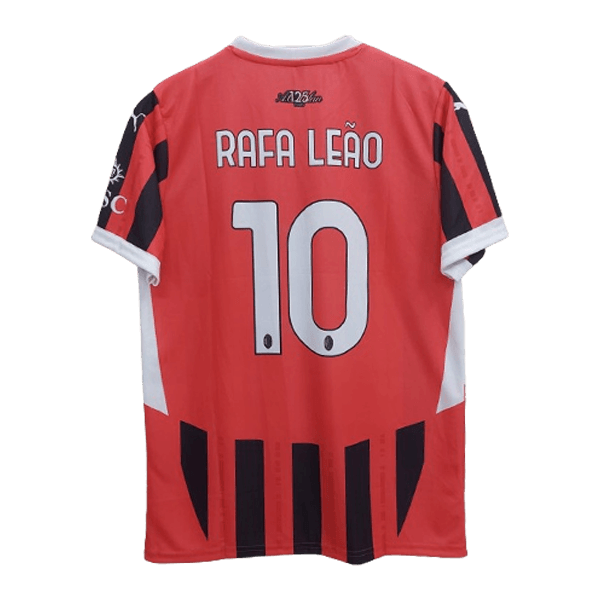 AC Milan 2024-25 home jersey rafa leao product cyberried store number 10 printed