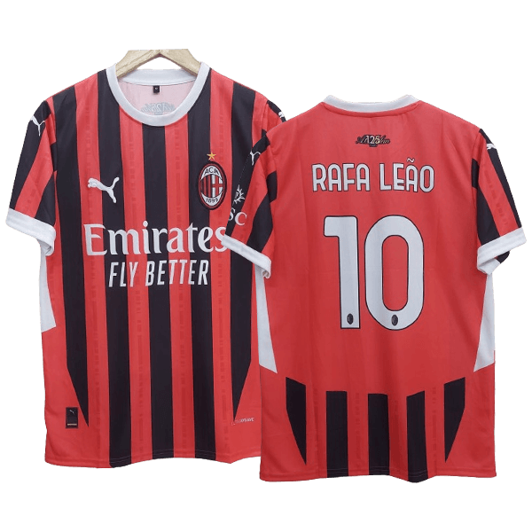 AC Milan 2024-25 home jersey rafa leao product cyberried store