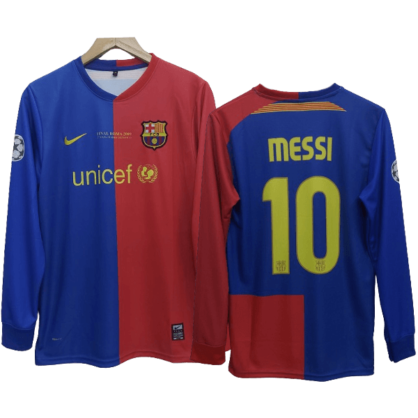 Barcelona 2008-09 Lionel Messi UCL final jersey product