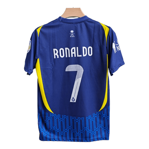 Al Nassr 2024-25 Cristiano Ronaldo away jersey product number 7 back