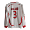 Maldini Ac Milan 2006-07 away full sleeve jersey product embroidery back