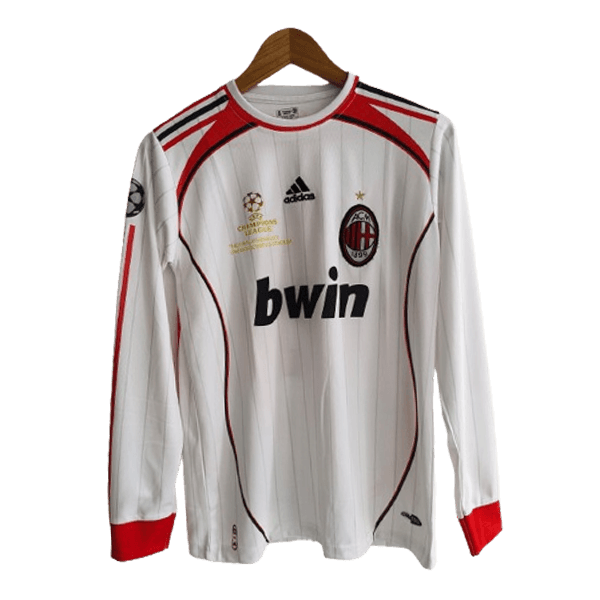 Maldini Ac Milan 2006-07 away full sleeve jersey product embroidery front