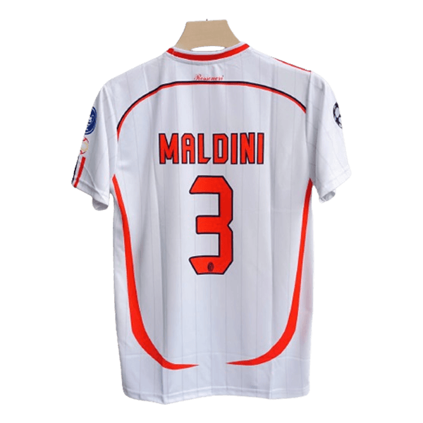 Maldini AC Milan 2006-07 away jersey product number 3 printed