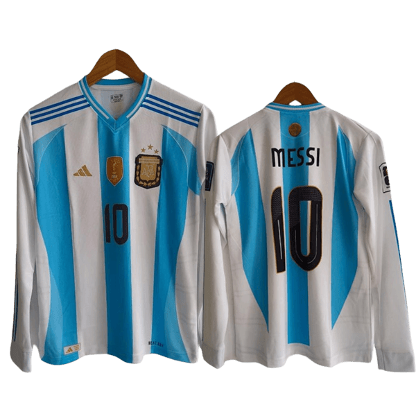 Messi Argentina Three start home full sleeve jersey product