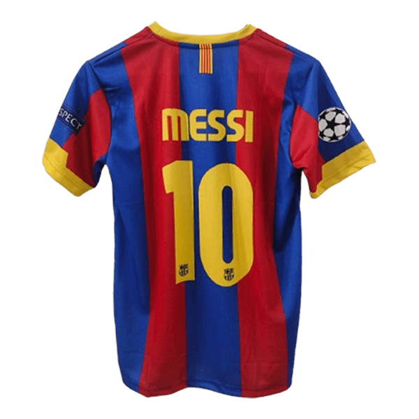 FC Barcelona 2010-11 home jersey Messi number 10 back