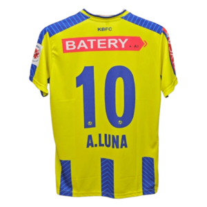 Kerala blasters 2024-25 luna home jersey product number 10 printed