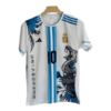 Messi Argentina dragon special edition jersey product number 10 printed front