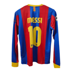 FC Barcelona 2010-11 home full sleeve jersey product back number 10 printed