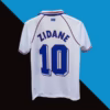 Zidane, 1998 France world cup away jersey product number 10 printed