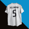 Real madrid 2025-26 home jersey bellingham 5 printed