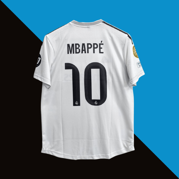Real madrid 2025-26 home jersey mbappe 10