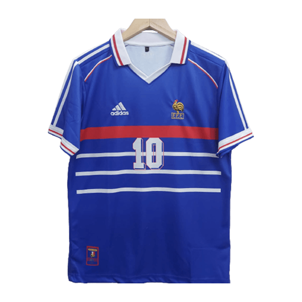 Zidane 1998 World Cup Home Jersey  | Retro Collection - Image 3
