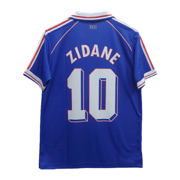 Zidane 1998 World Cup Home Jersey  | Retro Collection - Image 2