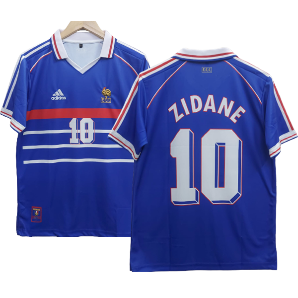 Zidane 1998 World Cup Home Jersey  | Retro Collection