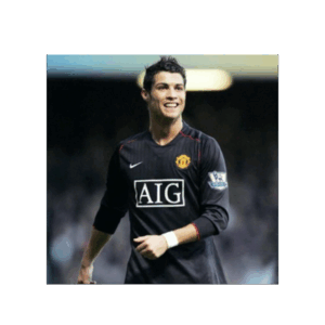 Manchester united C.Ronaldo 2007- 08 Away Full sleeve Jersey