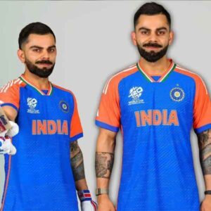 India 2024 T20 World cup Virat Kohli Jersey