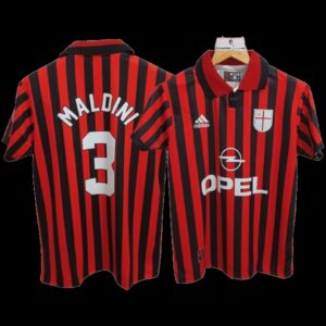 Ac Milan Maldini 1999-20 Home Jersey | Retro collection