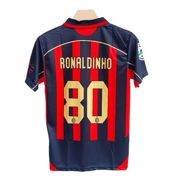 Ac milan 2006-07 Ronaldinho home Jersey | Retro collection - Image 3
