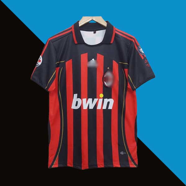 Ac milan 2006-07 home jersey cyberried store product