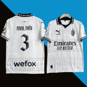 Ac Milan Maldini 2024 x Pleasures Special White Jersey
