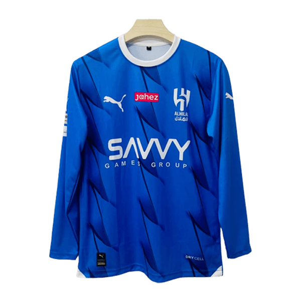 Al Hilal 2023-24 Neymar home Full sleeve Jersey - Image 2