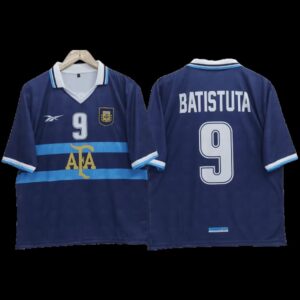 Argentina Batistuta 1996 Away Five Sleeve Jersey | Retro Collection