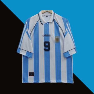 Argentina Batistuta 1996 Home Five Sleeve Jersey | Retro Collection