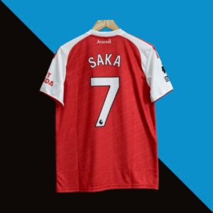 Arsenal 2025-26 Home Jersey | Rice | Saka