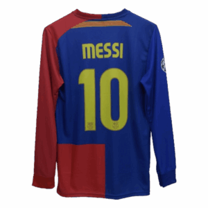 Messi Barcelona 2008-09 UCL Final Full sleeve Jersey