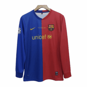 Messi Barcelona 2008-09 UCL Final Full sleeve Jersey