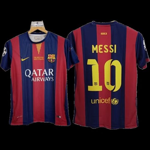 Maillot Messi Barcelona UCL Final Rome 2009 – Match Issue Quality – Nike Taille M