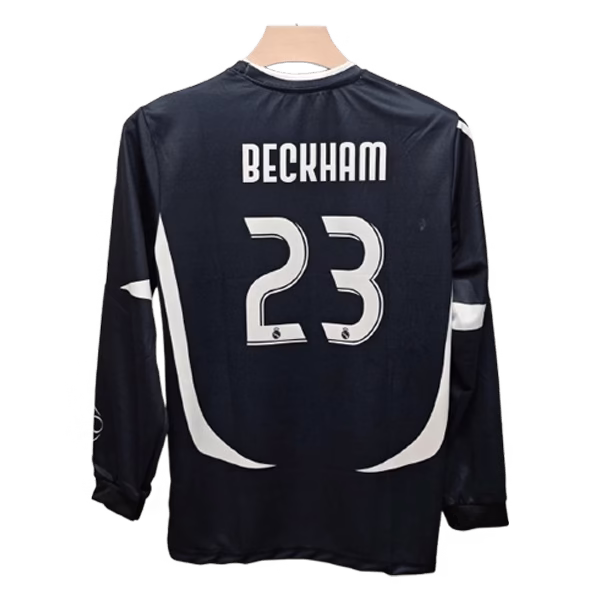 Beckham 2006-07 Real Madrid Away Full Jersey - Image 2