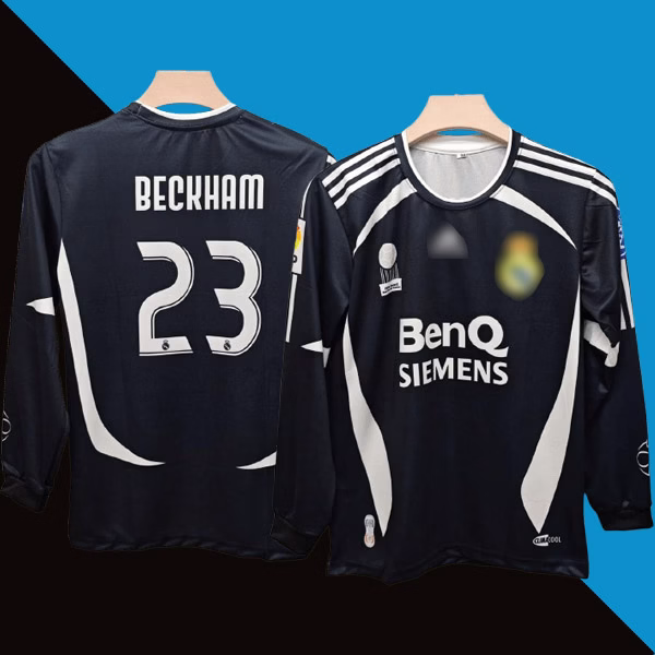 Beckham 2006-07 Real Madrid Away Full Jersey