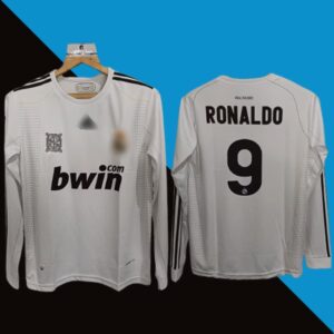 Real Madrid C.Ronaldo 2009-10 Home Full Sleeve Jersey