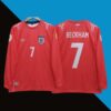 Beckham england 2004-06 away full sleeve jersey cyberried product