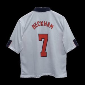 Beckham England 1998 World cup Five Sleeve Jersey