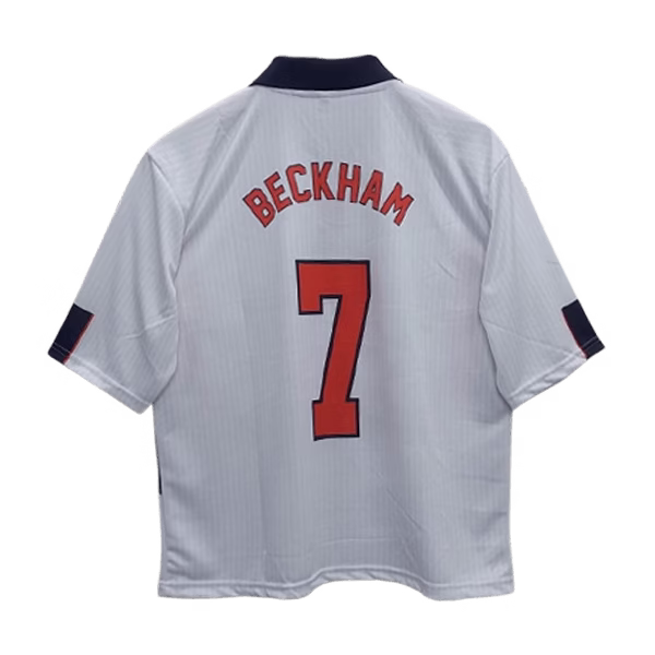 Beckham England 1998 World cup Five Sleeve Jersey - Image 3
