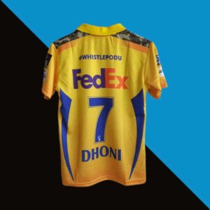 Chennai Super Kings 2025 Ms Dhoni Jersey  | IPL jersey