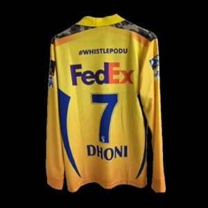 Chennai Super Kings 2025 Ms Dhoni Full Sleeve Jersey