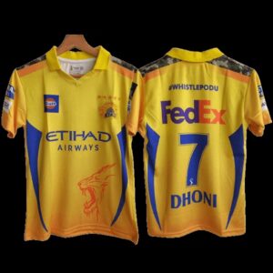 Chennai Super Kings 2025 Ms Dhoni Jersey  | IPL jersey
