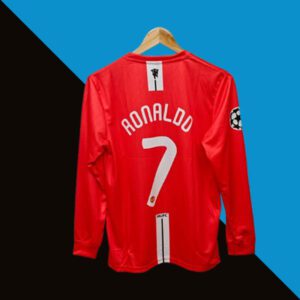 Manchester united Cristiano Ronaldo 2007- 08 Home Full sleeve Jersey | Retro Collection