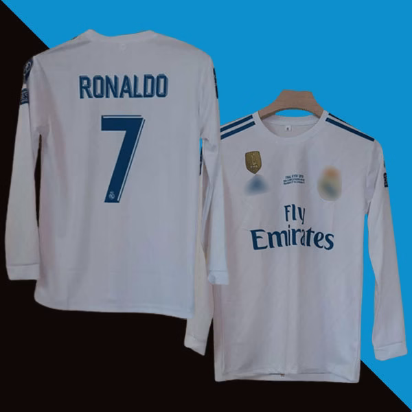 Real Madrid CR7 2017-18 Home Jersey | Retro Collection