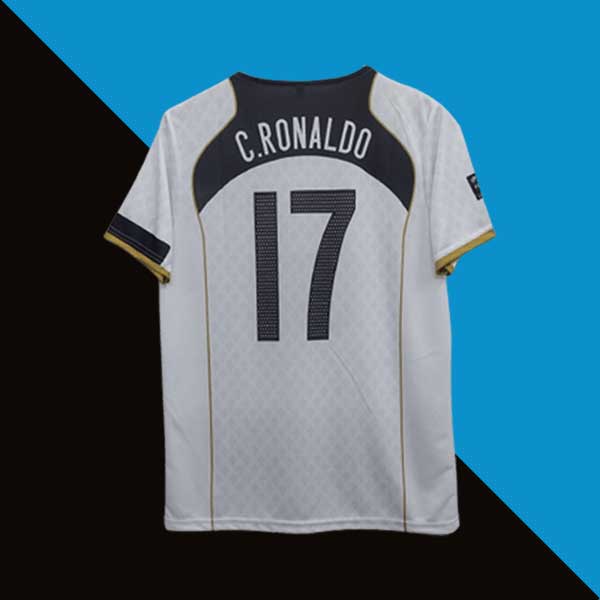 Cristiano ronaldo portugal 2004-05 away jersey cyberried back