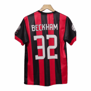 David beckham Ac milan 2008-09 Home jersey | Retro Collection