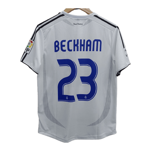 Beckham 2006-07 Real Madrid Home Jersey | Retro collection - Image 2