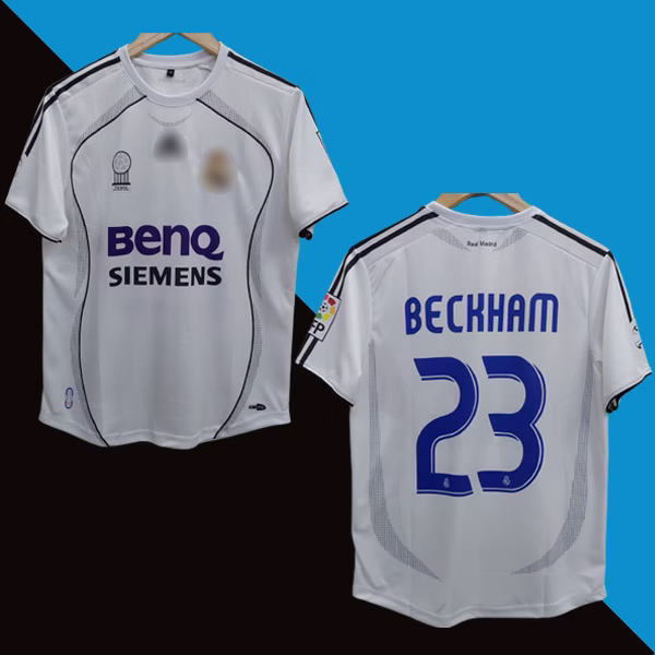 Beckham 2006-07 Real Madrid Home Jersey | Retro collection